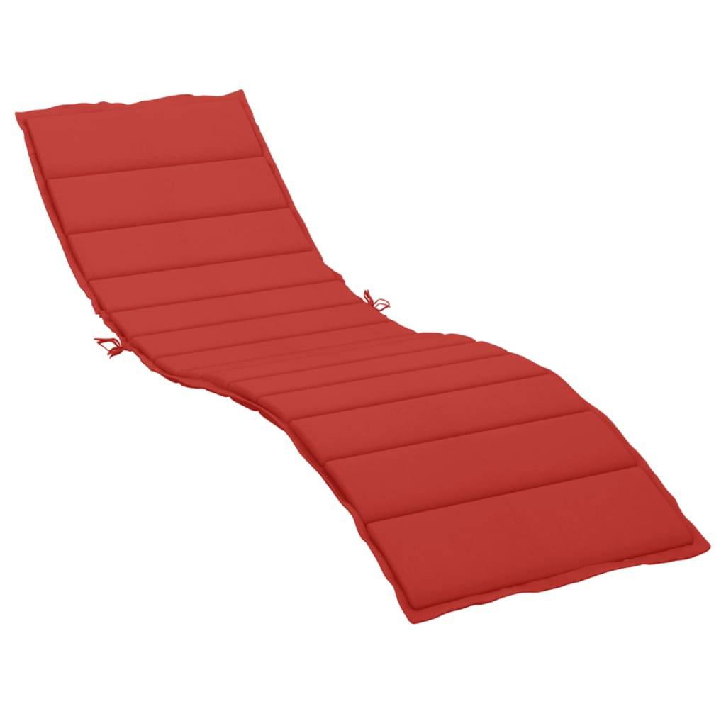 PANGIVO - Coussin de chaise longue tissu oxford rouge 200 x 60 x 3 cm - PANGIVO - Image 2