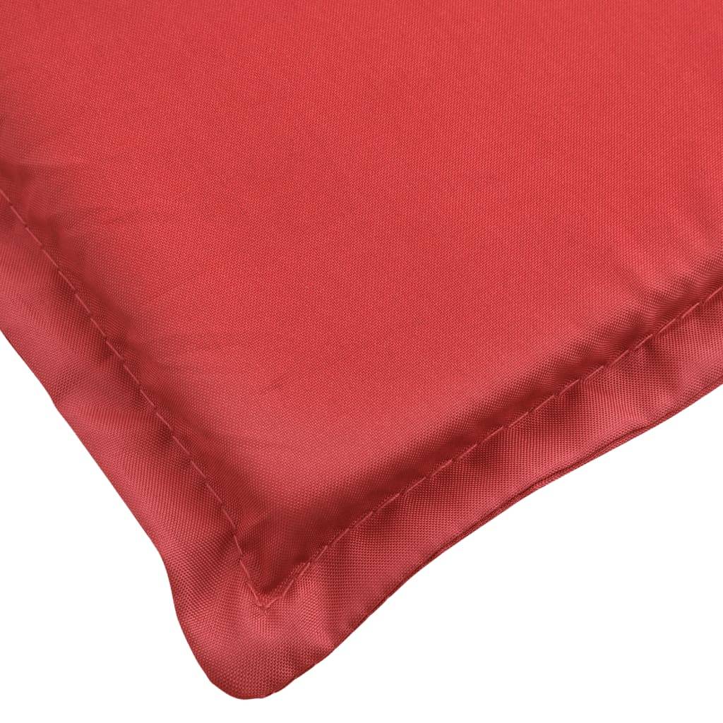 PANGIVO - Coussin de chaise longue tissu oxford rouge 200 x 60 x 3 cm - PANGIVO - Image 6