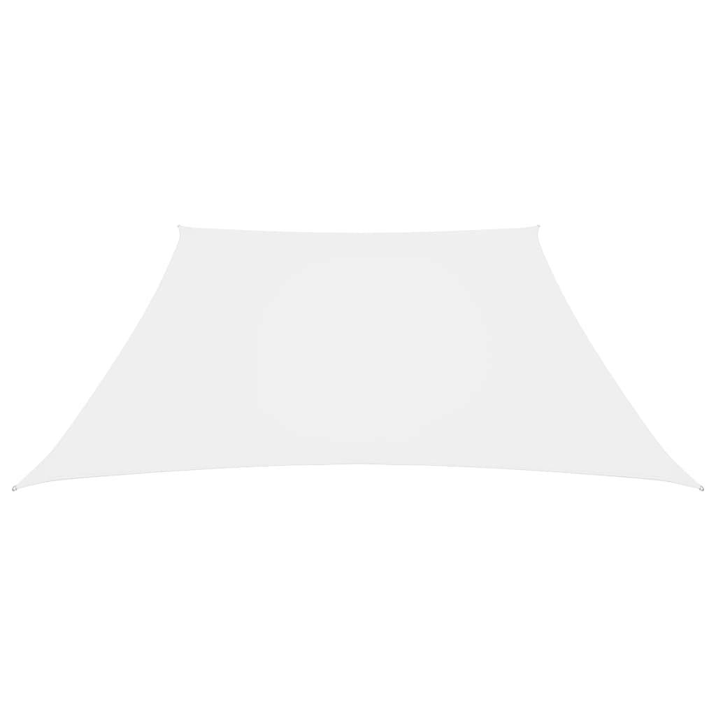 Helloshop26 - Voile toile d'ombrage parasol tissu oxford trapèze 4/5 x 4 m blanc - Image 2