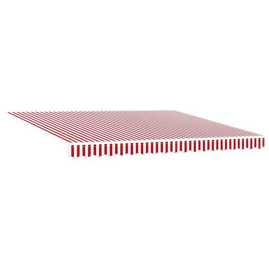 Vidaxl - Auvent rétractable Rouge et Blanc 400 × 350 cm vidaXL 3330753 - Image 6