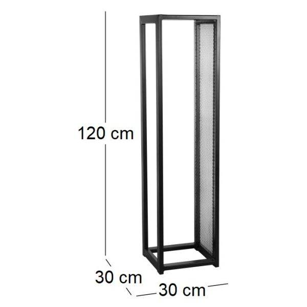 Magnus - Porte-bûches design vertical en acier 120 cm Magnus - Image 3