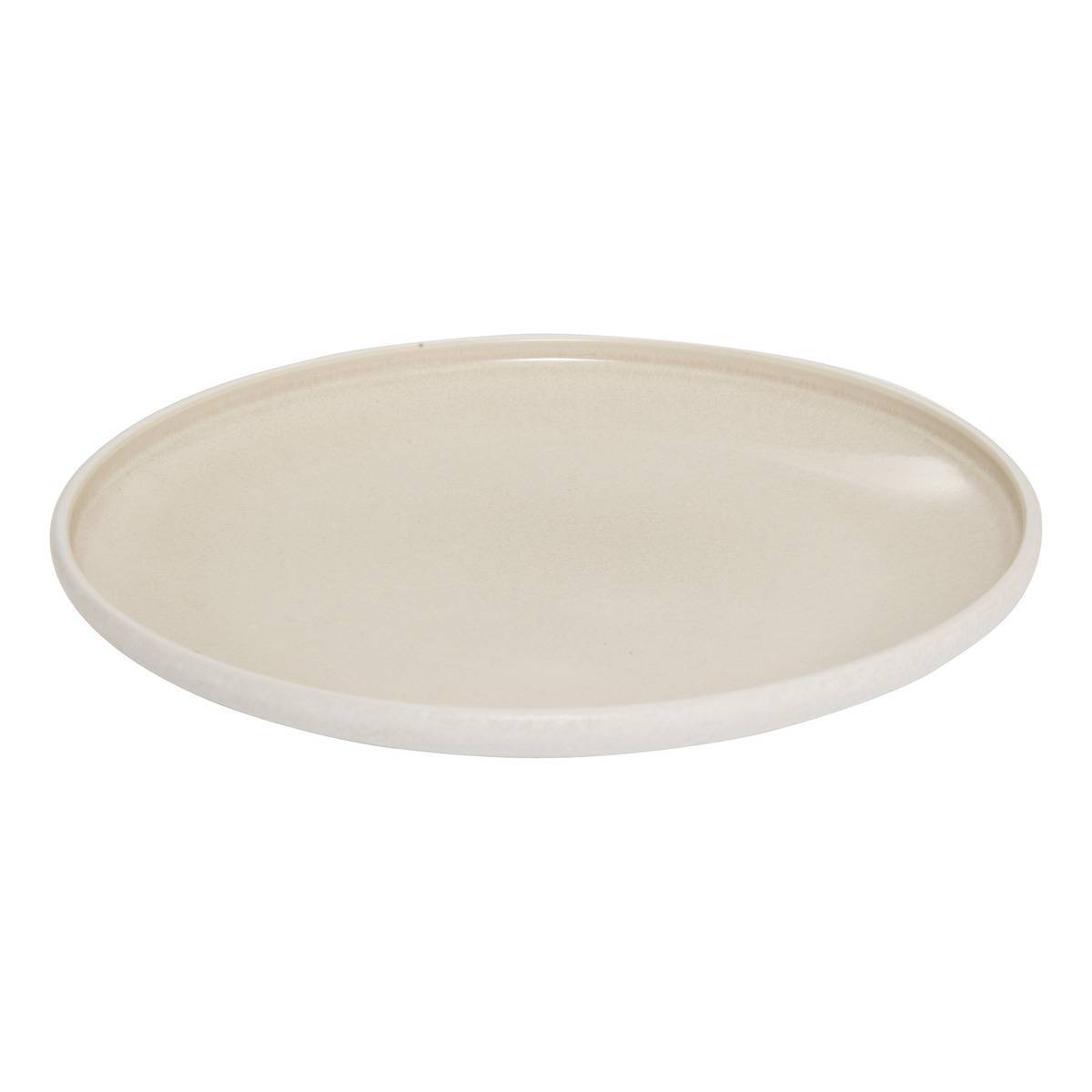 Atmosphera - Lot 4 Assiettes dessert Chiara beige - Atmosphera Créateur d'intérieur - Image 3