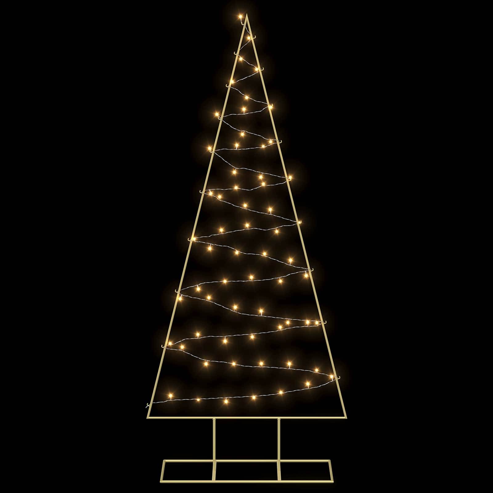 Vidaxl - Sapin de noël en métal avec led KUOPIO 180 cm Blanc chaud Acier vidaXL 42053965 - Image 6