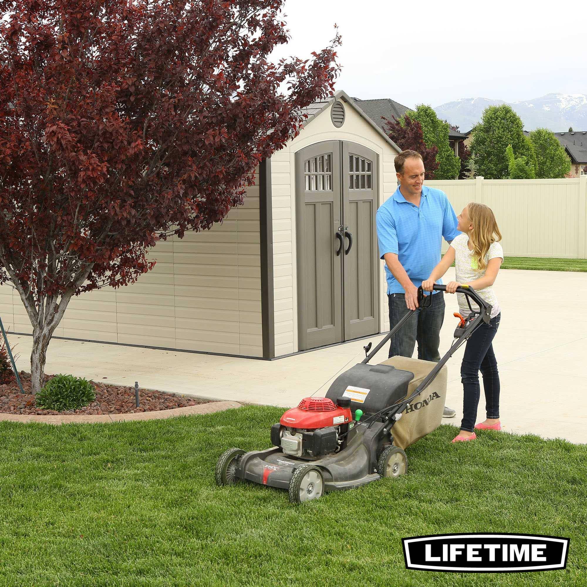 Lifetime - Abri de jardin résine 13.98 m2 - 2.43x6.10 m LIFETIME #60120 - Image 4