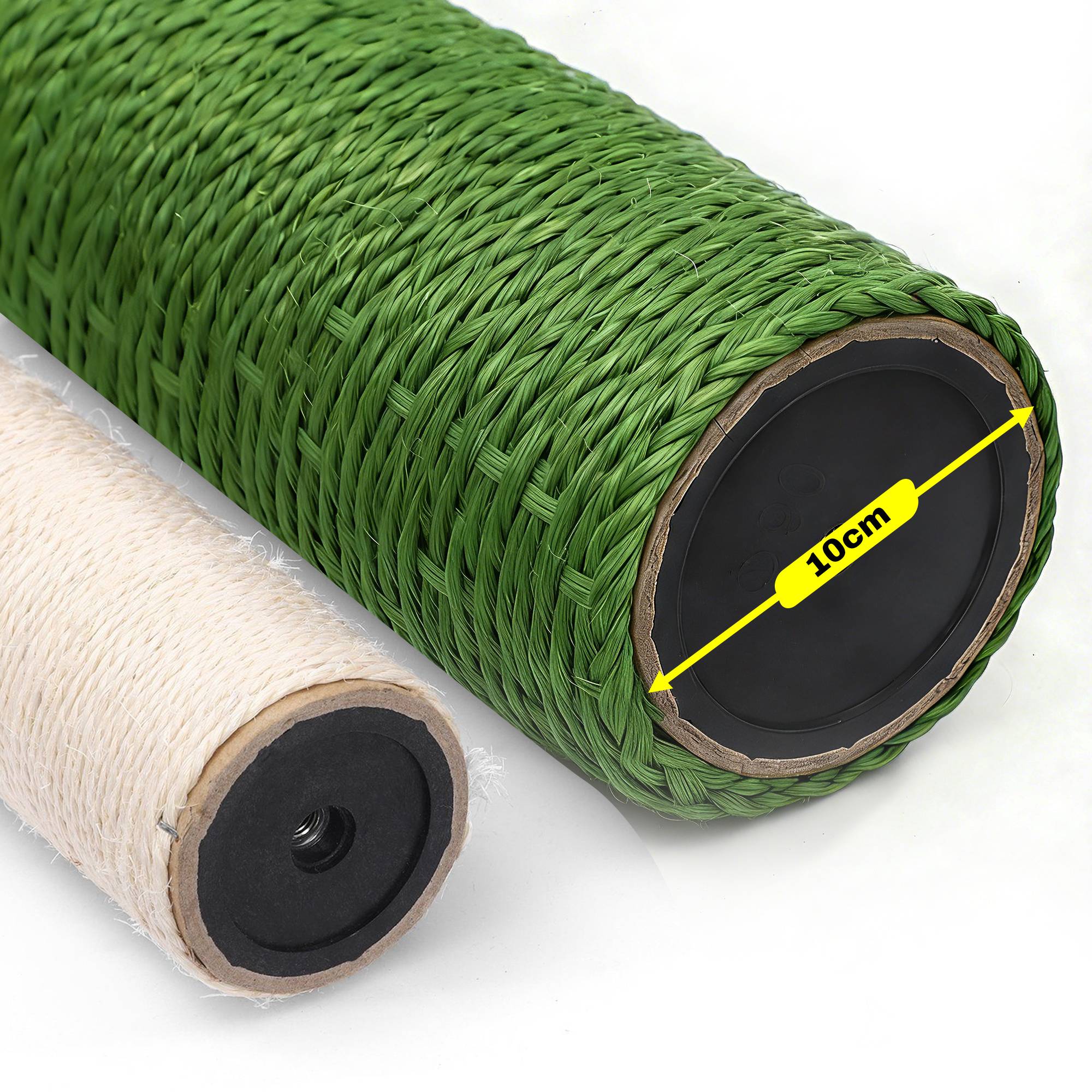 Arbre à chat en forme de cactus – 90 cm avec colonnes en sisal épaisses et protection contre les basculements, design vert - PANGIVO - Image 4