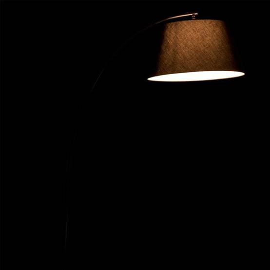 Lampadaire Design en Métal "Grung" 188cm Noir - Image 3