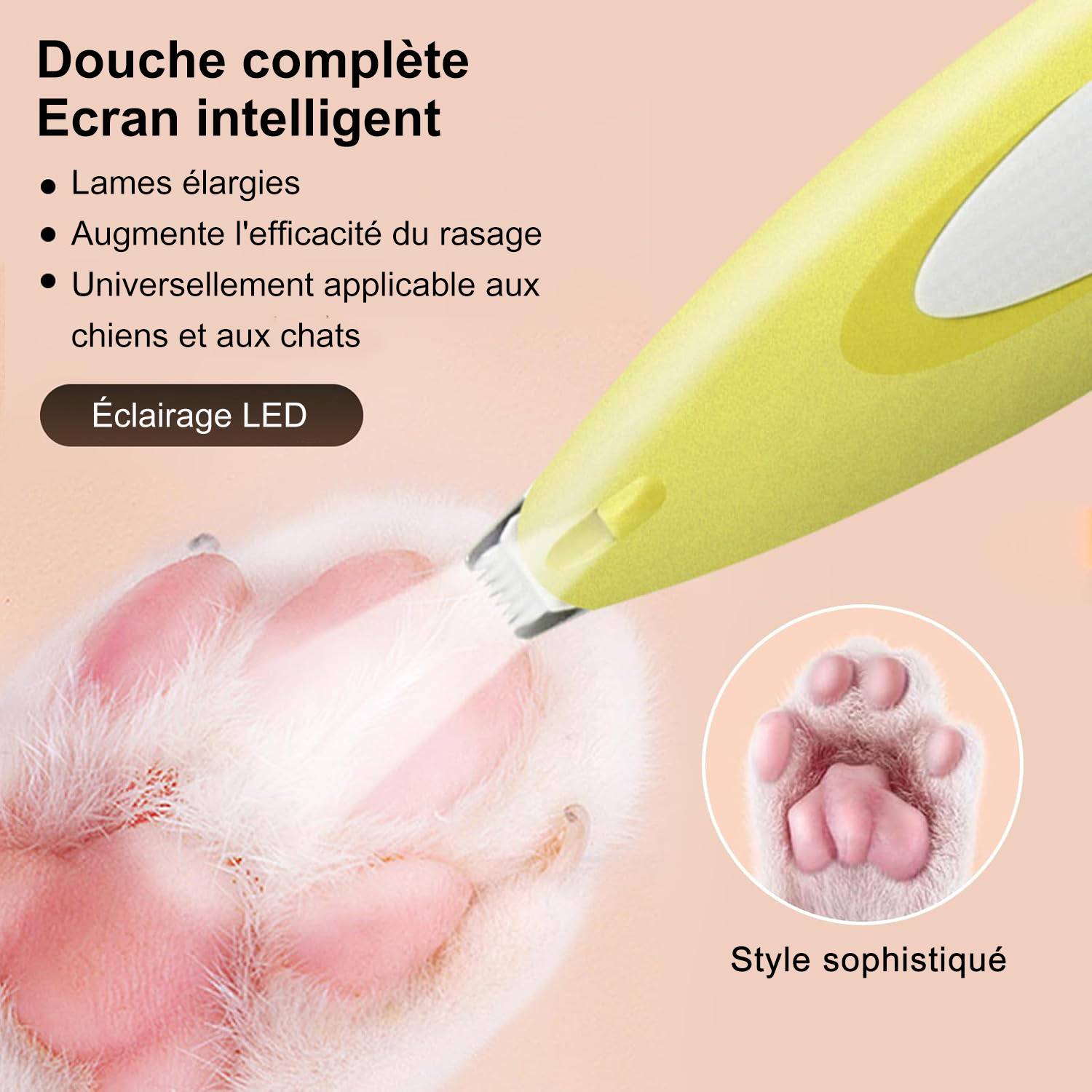 DtopbuyAge - Tondeuse pour Chien Rasoir pour Chiens Chat Faible Bruit DtopbuyAge - Image 3