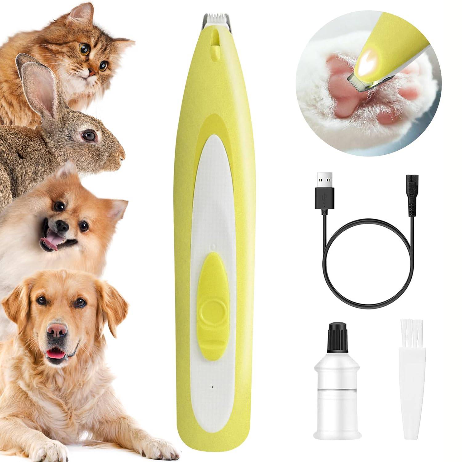 DtopbuyAge - Tondeuse pour Chien Rasoir pour Chiens Chat Faible Bruit DtopbuyAge - Image 1