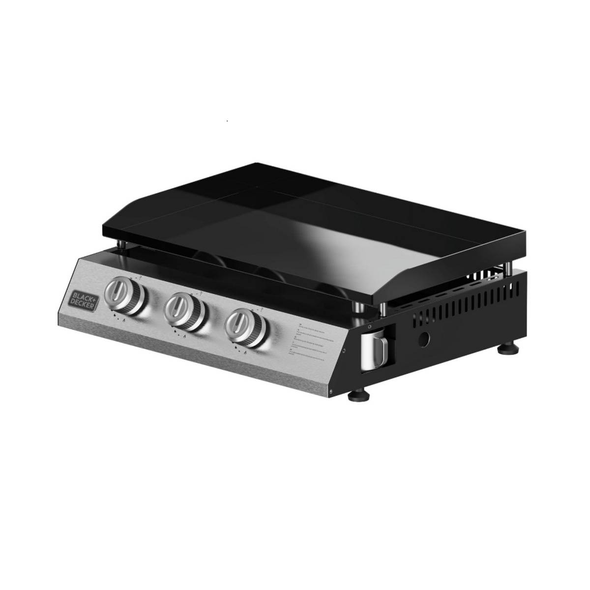 Black & Decker - Plancha gaz 7.35kw plaque acier émaillée 58x36cm BXOP7350F Black+decker - Image 1