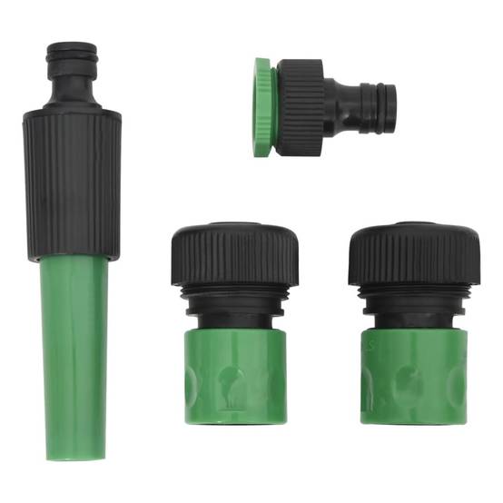 Vidaxl - Tuyau d'arrosage avec jeu de raccords vert 0,75" 50 m PVC vidaXL 154384 - Image 6