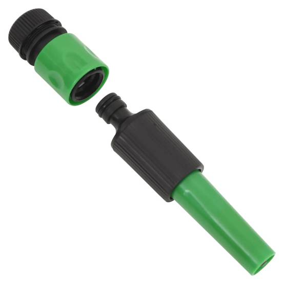 Vidaxl - Tuyau d'arrosage avec jeu de raccords vert 0,75" 50 m PVC vidaXL 154384 - Image 9