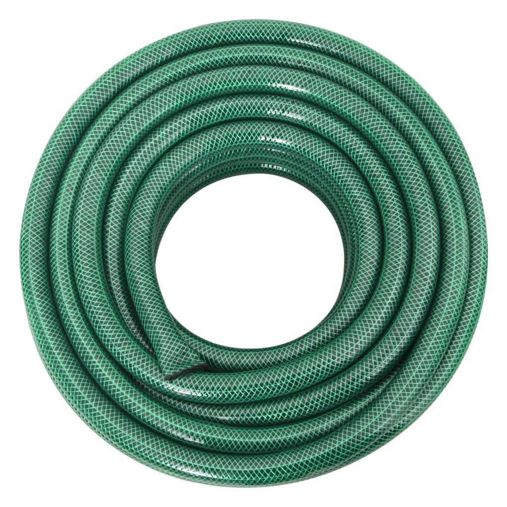 Vidaxl - Tuyau d'arrosage avec jeu de raccords vert 0,75" 50 m PVC vidaXL 154384 - Image 4