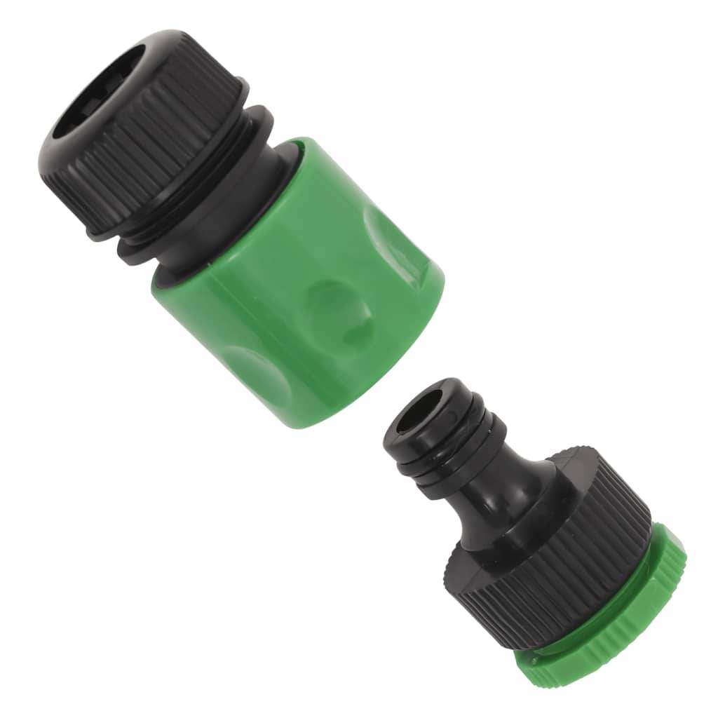 Vidaxl - Tuyau d'arrosage avec jeu de raccords vert 0,75" 50 m PVC vidaXL 154384 - Image 8