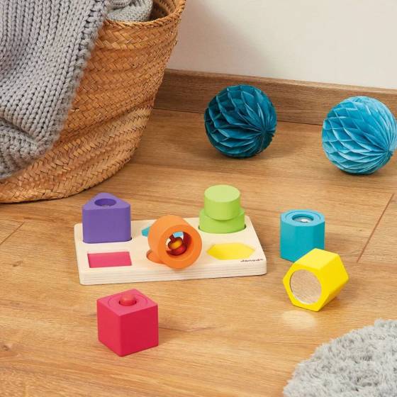 Janod - Puzzle 6 cubes sensoriels - Image 2