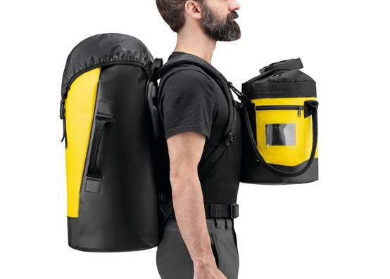 Sac de portage robuste Transport 45 - Capacité 45 L - Jaune/Noire - PETZL - S042BA00 - Image 5