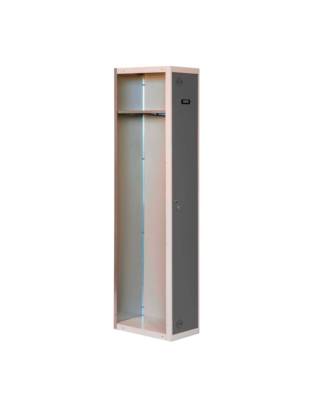 Casier-armoire Simonlocker Prof.dism.single 1/1 300 Addi Gr/an Gris/antracite 1800x300x500 - Simonrack