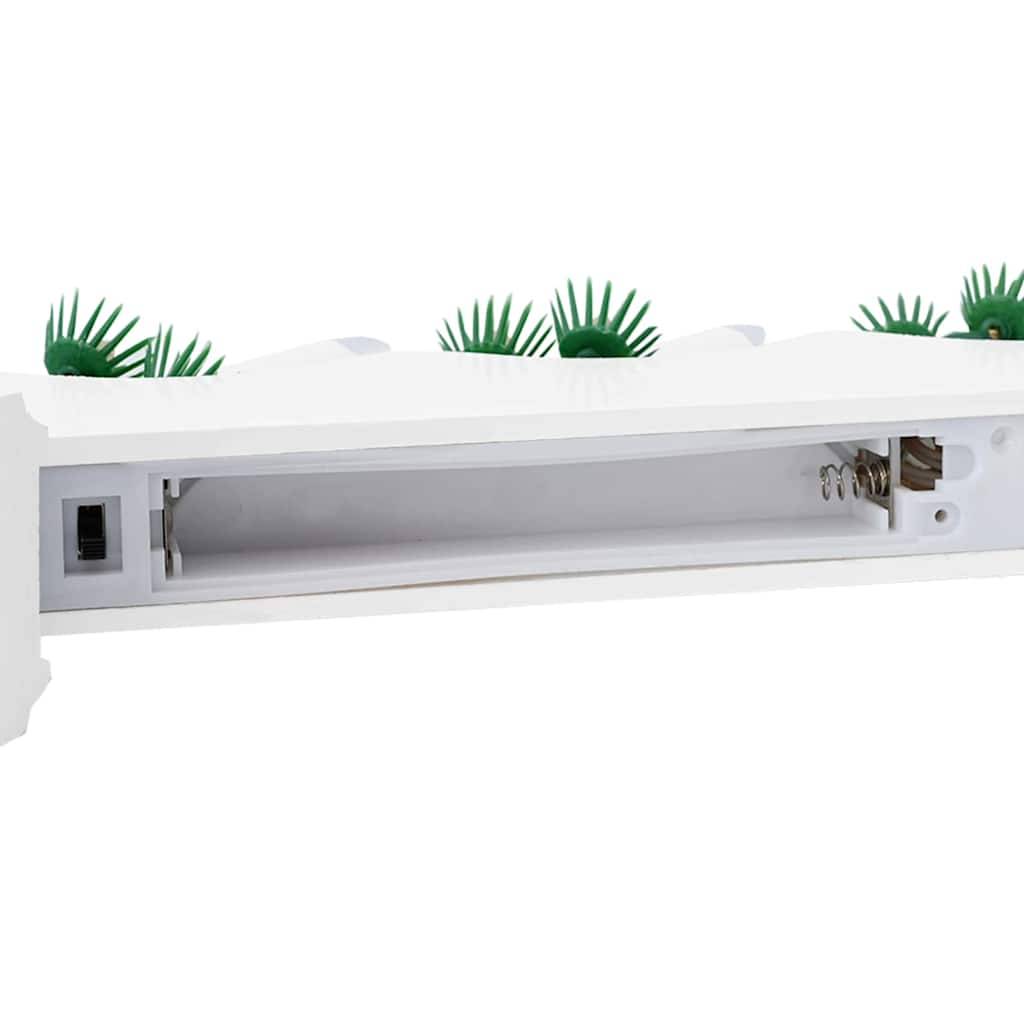 ComfortXL - Pont de Bougies de Noël LED en Pin Massif Chandelier Décoratif Blanc – ComfortXL Outdoor Living - Image 8