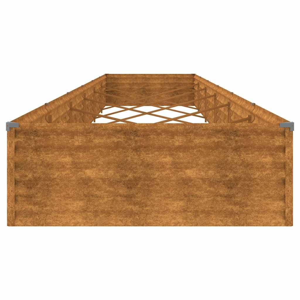 Prolenta Premium - Jardinière acier marron  579 x 100 x 36 cm  - Prolenta premium p367.4 - Image 5