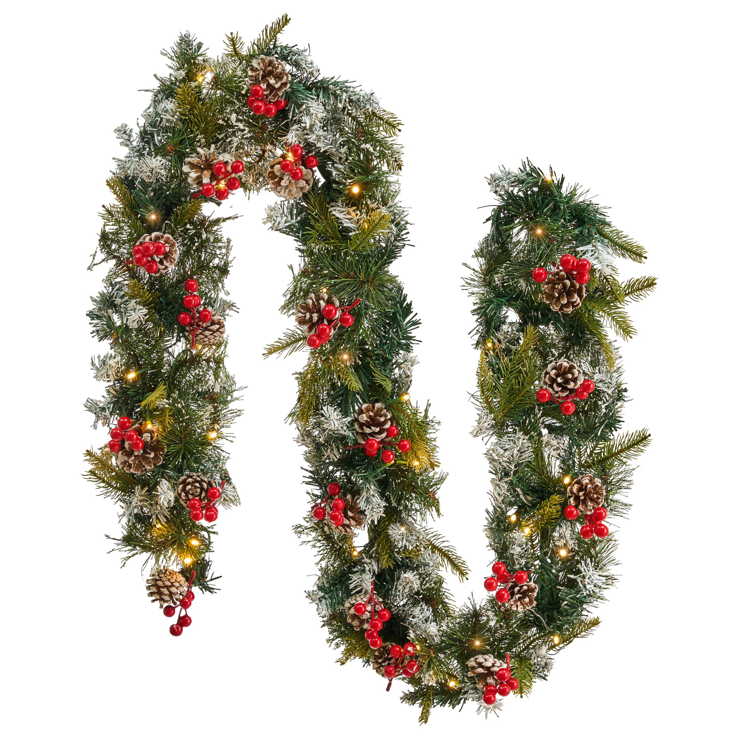 Beliani - Guirlande de Noël Matière synthétique Vert PAIMIO - 10x20- Beliani - Image 2