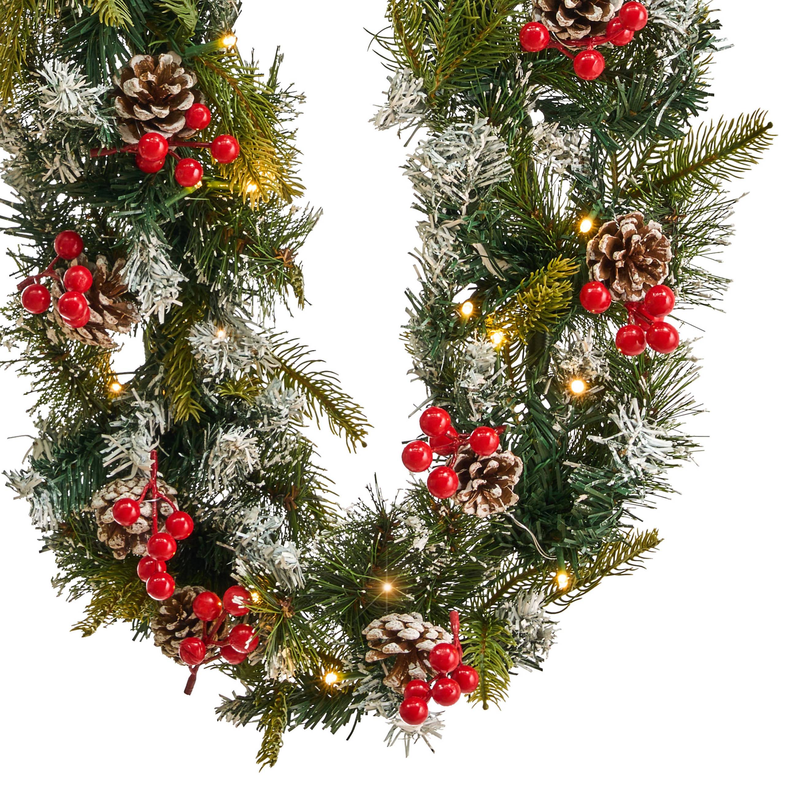 Beliani - Guirlande de Noël Matière synthétique Vert PAIMIO - 10x20- Beliani - Image 5