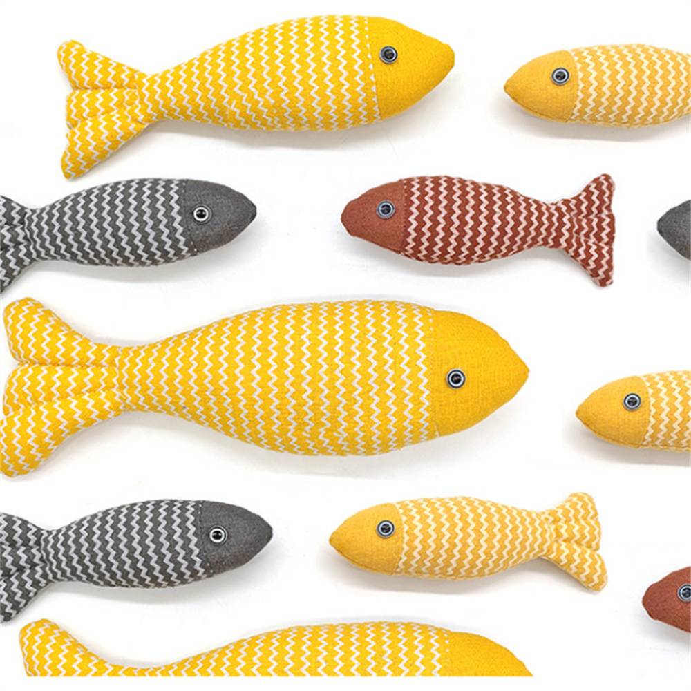 Jouets en Forme de Poisson pour Chat (3 Pièces) DtopbuyAge - Image 2