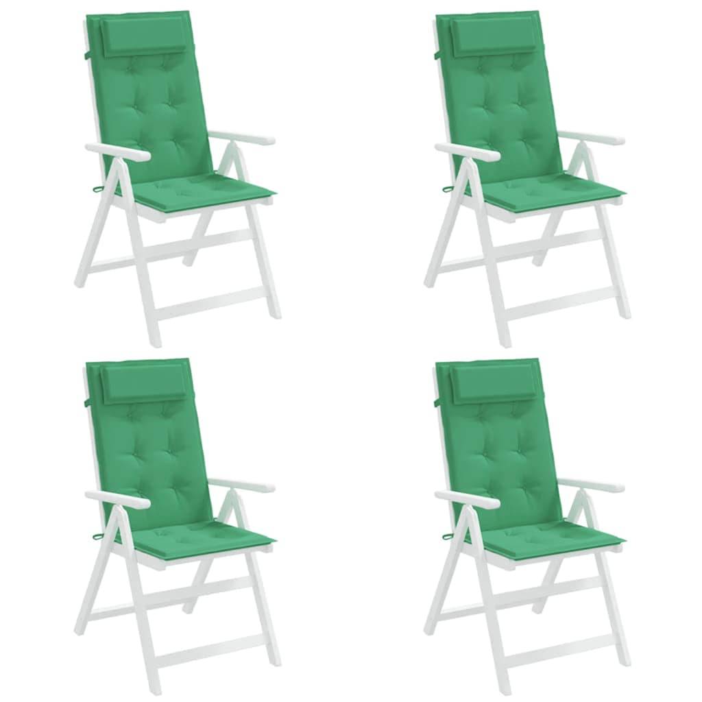 PANGIVO - Coussins de chaise à dossier haut tissu Oxford vert 120 x 50 x 3 cm, poids:2.55kg - PANGIVO - Image 4
