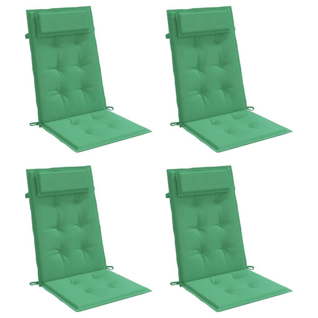 PANGIVO - Coussins de chaise à dossier haut tissu Oxford vert 120 x 50 x 3 cm, poids:2.55kg - PANGIVO - Image 3