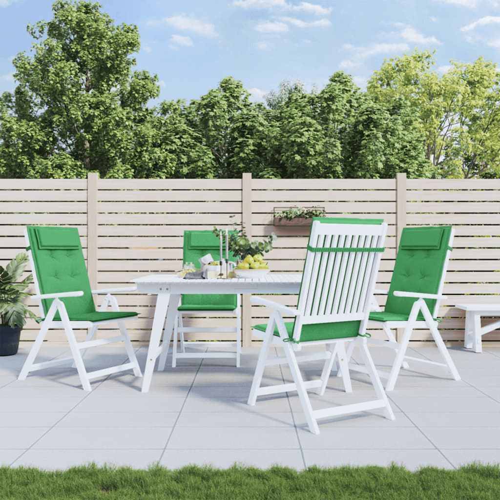 PANGIVO - Coussins de chaise à dossier haut tissu Oxford vert 120 x 50 x 3 cm, poids:2.55kg - PANGIVO - Image 1