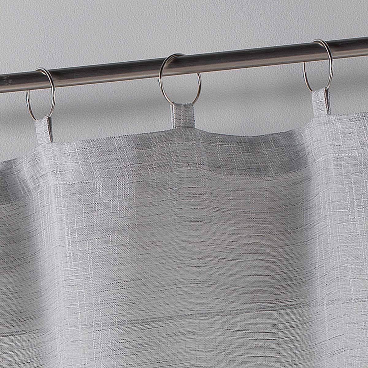 Rideau Voilage "Milza" 140x240cm Gris - Image 2