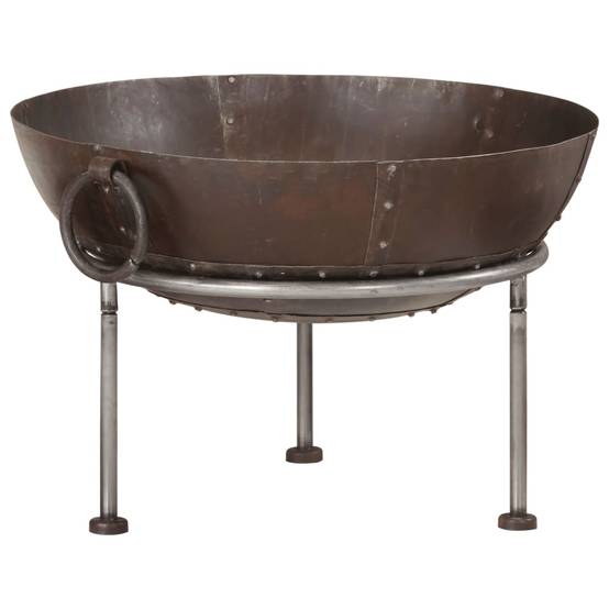 ComfortXL - Brasero Foyer en Fer sur 3 Pieds avec Poignées pour Jardin Stable 55 cm Brun – ComfortXL Outdoor Living - Image 10
