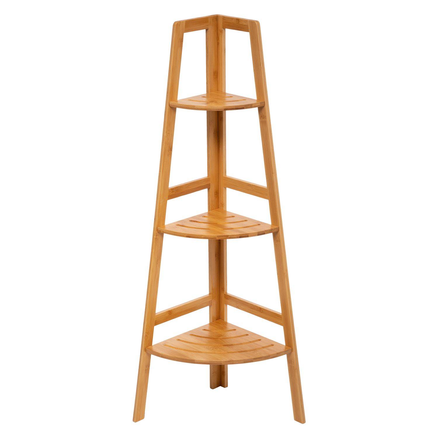 Etagère d'angle 3 niveaux en bambou - Hauteur 103 cm - Five Simply Smart - Image 1