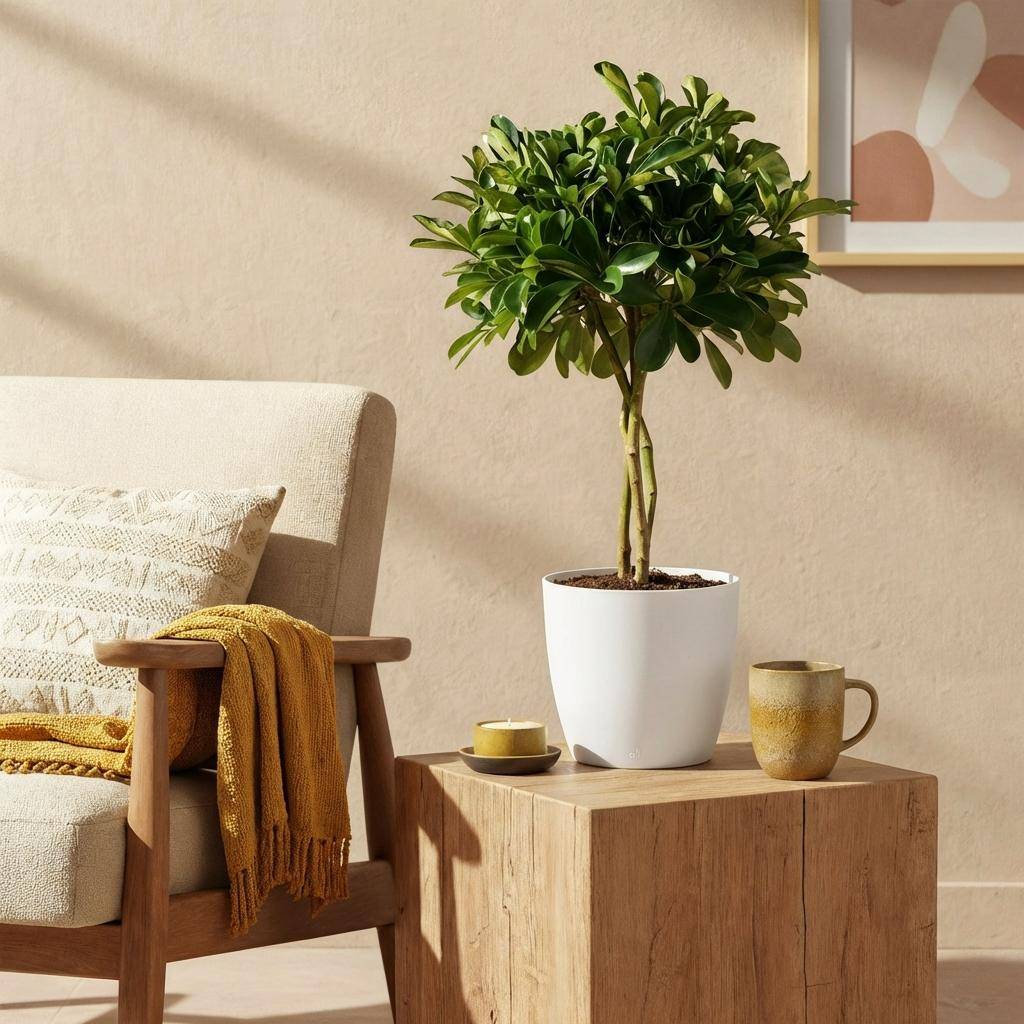 Schefflera Gold Capelle - Pot de 21cm - Hauteur 70-81cm - Blanc - Plantes d'intérieur - Image 4