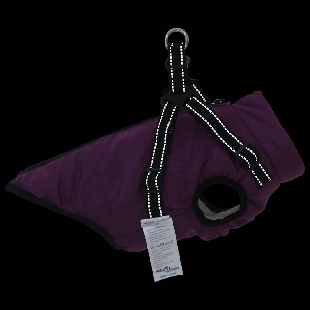 Doudoune Chien Polaire Imperméable Harnais Réglable L Violet - ComfortXL Outdoor Living - Image 9