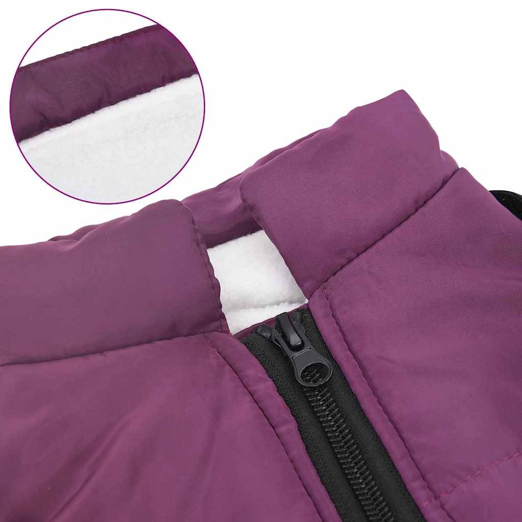 Doudoune Chien Polaire Imperméable Harnais Réglable L Violet - ComfortXL Outdoor Living - Image 7