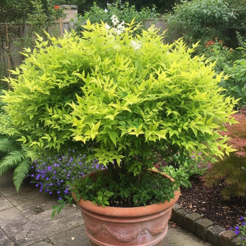 Bambou sacré MAGICAL® Lemon-Lime 'Lemlim', Nandina - Pot de 3L - 20/40 cm - Image 7