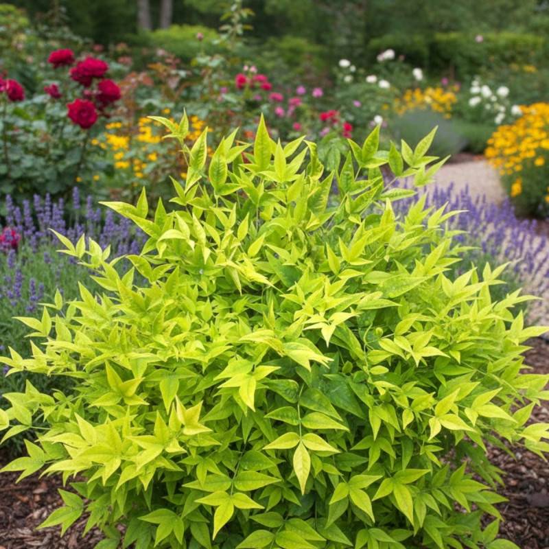 Bambou sacré MAGICAL® Lemon-Lime 'Lemlim', Nandina - Pot de 3L - 20/40 cm - Image 6