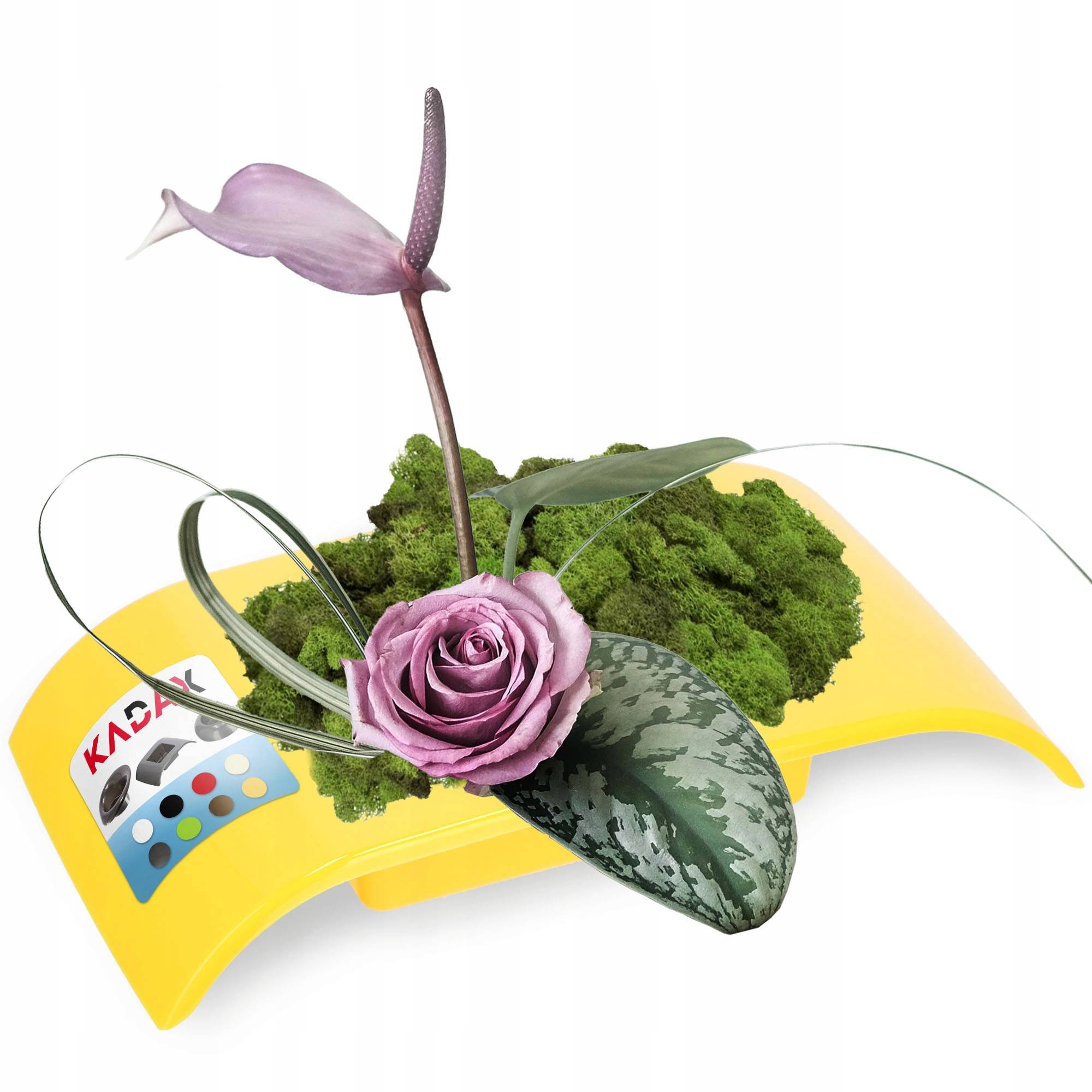 Ikebana Vase en plastique Ikebana - Pot de fleurs japonais pour tournesol - Vase Ikebana - 24,9 cm - Image 3