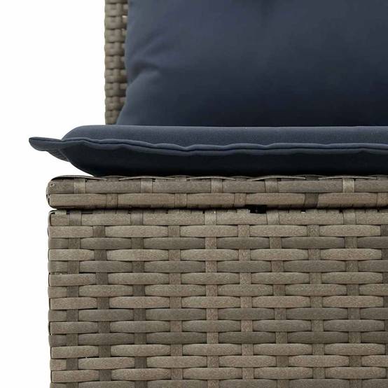 ComfortXL - Salon de jardin gris 10 places en résine tressée modulable avec table basse et tablette d'appoint – ComfortXL Outdoor Living - Image 7