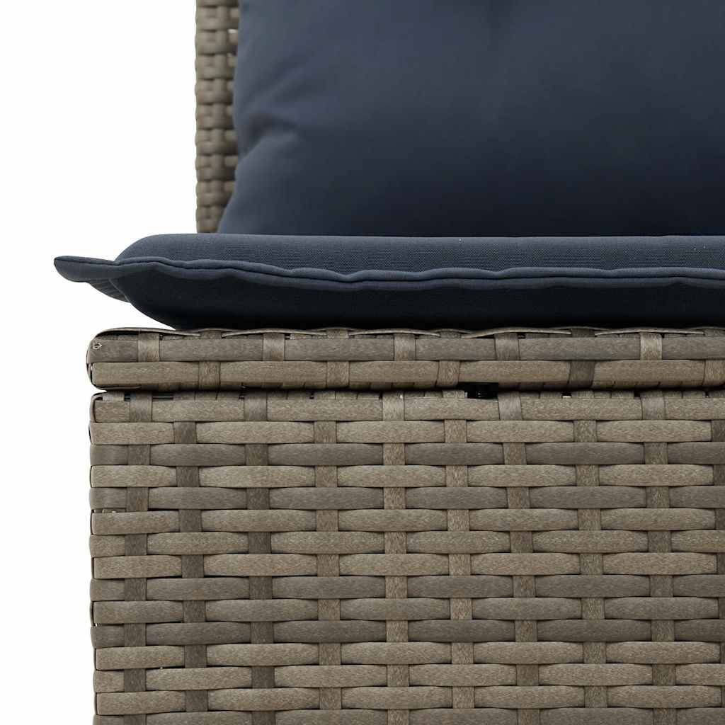 ComfortXL - Salon de jardin gris 10 places en résine tressée modulable avec table basse et tablette d'appoint – ComfortXL Outdoor Living - Image 7