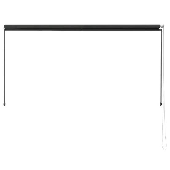 Brise-soleil pare-soleil auvent pour fixer au mur rétractable armature en acier 200 x 120 cm gris - Image 4