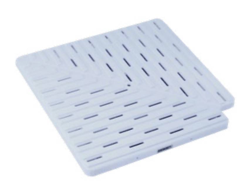 Grille transversale pour gouttière