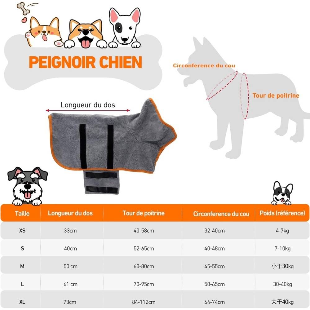 DtopbuyAge - Peignoir pour chien de taille moyenne DtopbuyAge - Image 5