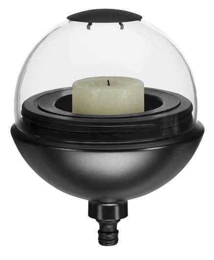 Gardena - Lanterne ronde ClickUp! - compatible avec manche ou support pour balcon ClickUp! Gardena - Image 2