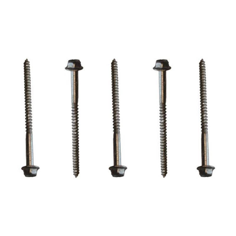 100 vis tirefond 6x80mm à gachaud - Largeur - 6mm, Longueur - 8 cm