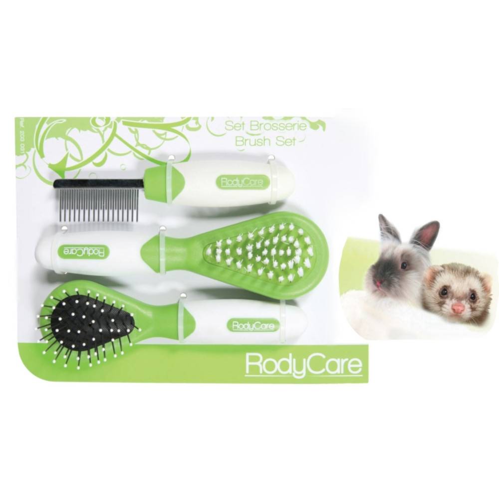 Set Brosses et peigne  pour Lapins, furets, hamsters - Image 3