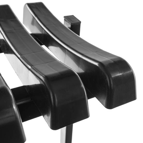 Banc de Jardin Pliable 77x72,5cm Noir - Résistant et Élégant - Image 9