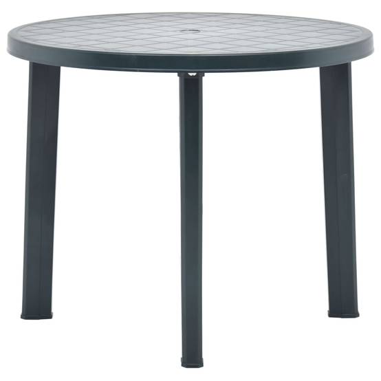 PANGIVO - Table de jardin plastique vert Ø89 cm - PANGIVO - Image 1
