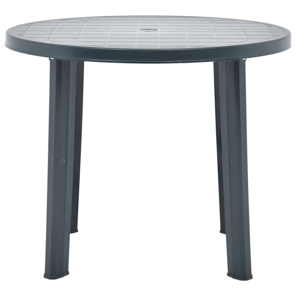 PANGIVO - Table de jardin plastique vert Ø89 cm - PANGIVO - Image 2
