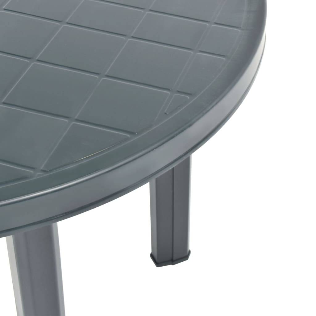 PANGIVO - Table de jardin plastique vert Ø89 cm - PANGIVO - Image 3