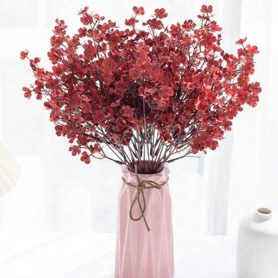 Lot de 10 Fleurs Artificielles Gypsophile d'Automne - Décoration Polyvalente pour Toutes Occasions - Lytech - Image 4